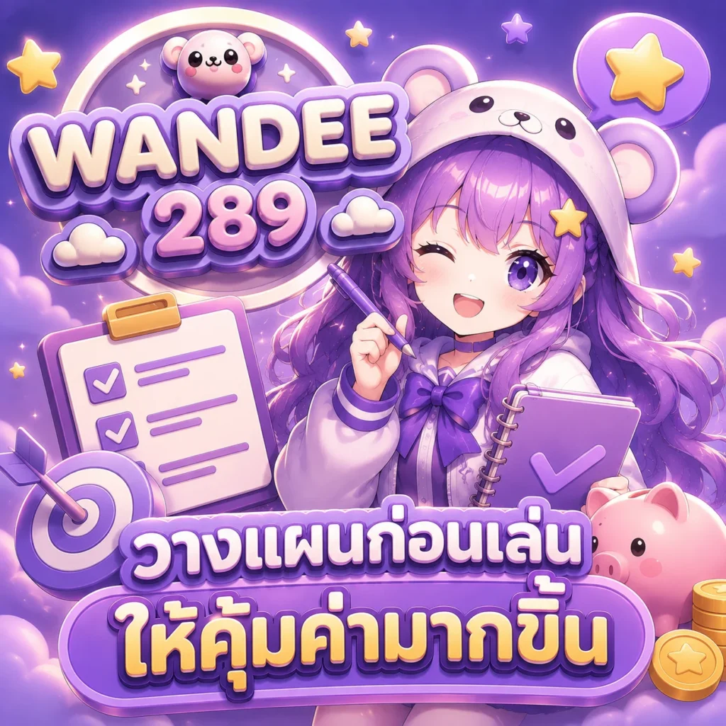 wandee289 วางแผนก่อนเล่น
